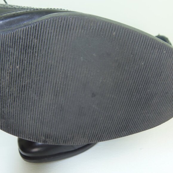 Men's Sz 11 Nunn Bush Black Ashton Wing Tip Oxfords Madmen SUITS MobBoss CEO - Picture 8 of 12